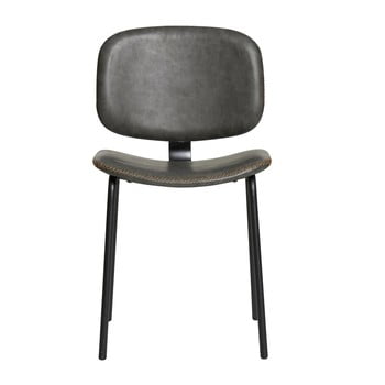 Set 2 scaune dining marckeric mali, gri
