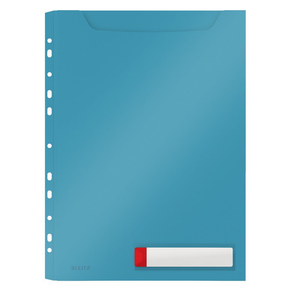 Modré velkokapacitní kancelářské desky Leitz Cosy, A4