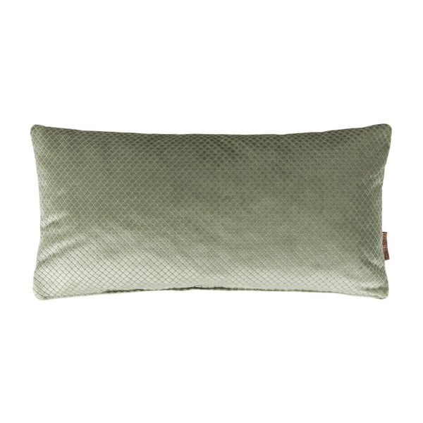 Zelený polštář Dutchbone Spencer, 60 x 30 cm