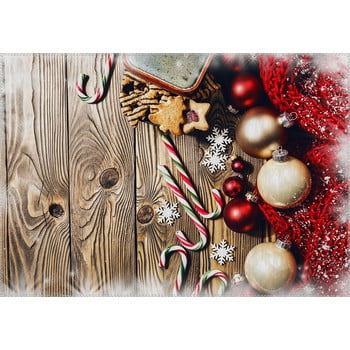 Covor vitaus christmas period tree deco, 50 x 80 cm