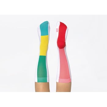 Set 2 perechi șosete doiy rainbow pinky, măr. 37 - 43