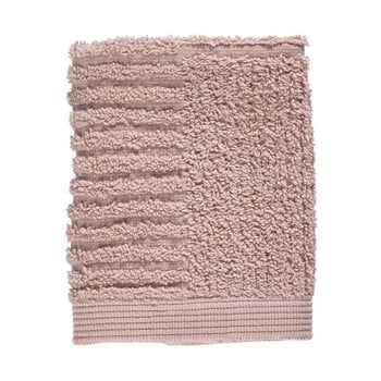 Prosop din bumbac 100% pentru față zone classic, 30 x 30 cm, roz deschis