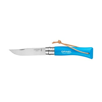 Cuțit pliabil Opinel Trekking N°07, albastru deschis