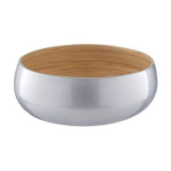 Bol din bambus premier housewares, ⌀ 25 cm, argintiu