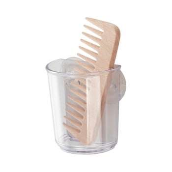 Suport de perete transparent cu ventuză idesign cup