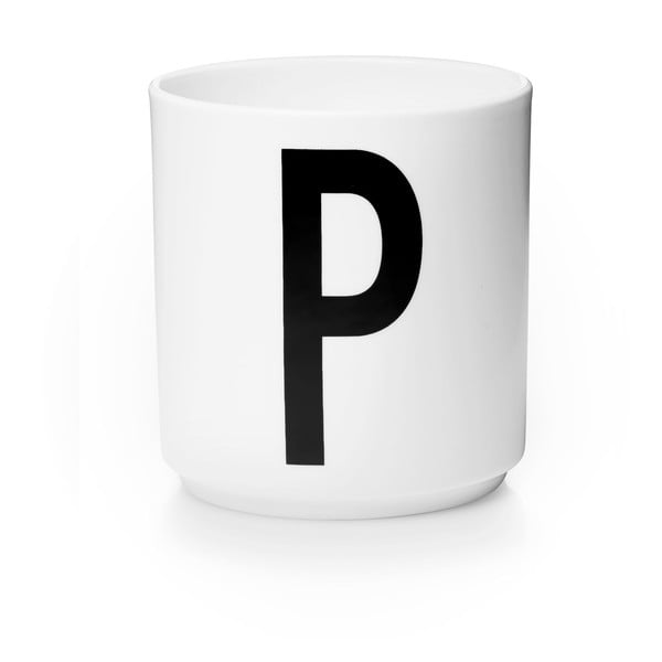 Bílý porcelánový hrnek Design Letters Personal P