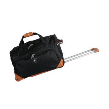Geantă de voiaj cu roți gentleman farmer sporty, 61 l, negru