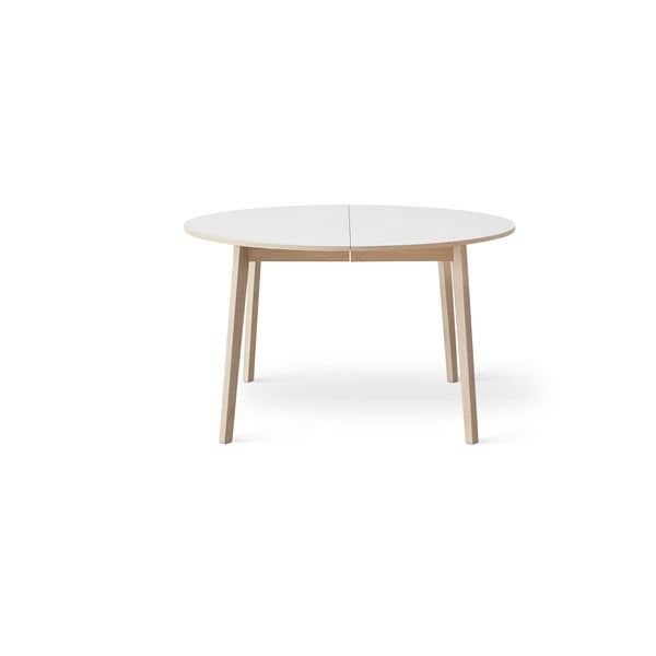 Rozkládací jídelní stůl s bílou deskou Hammel Single Ø130