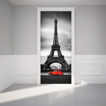 Autocolant adeziv pentru ușă ambiance eiffel tower