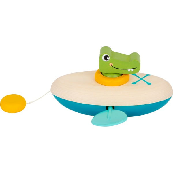 Dětská dřevěná hračka do vody Legler Crocodile