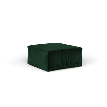 Puf cosmopolitan design florida, 65 x 65 cm, verde închis