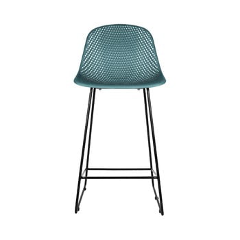 Scaun de bar leitmotiv diamond mesh, albastru