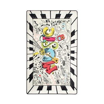 Covor antiderapant pentru copii chilai music, 140 x 190 cm