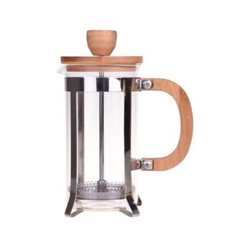 French press cu detalii din bambus Bambum Caloro, 350 ml