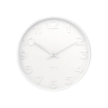 Ceas karlsson dentist, Ø 51 cm, alb