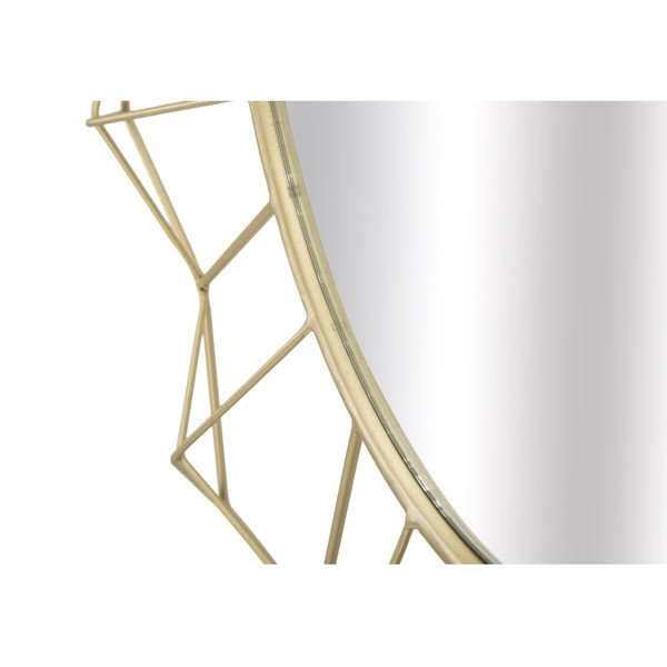 Nástěnné zrcadlo ve zlaté barvě Mauro Ferretti Soleado, ⌀ 60 cm