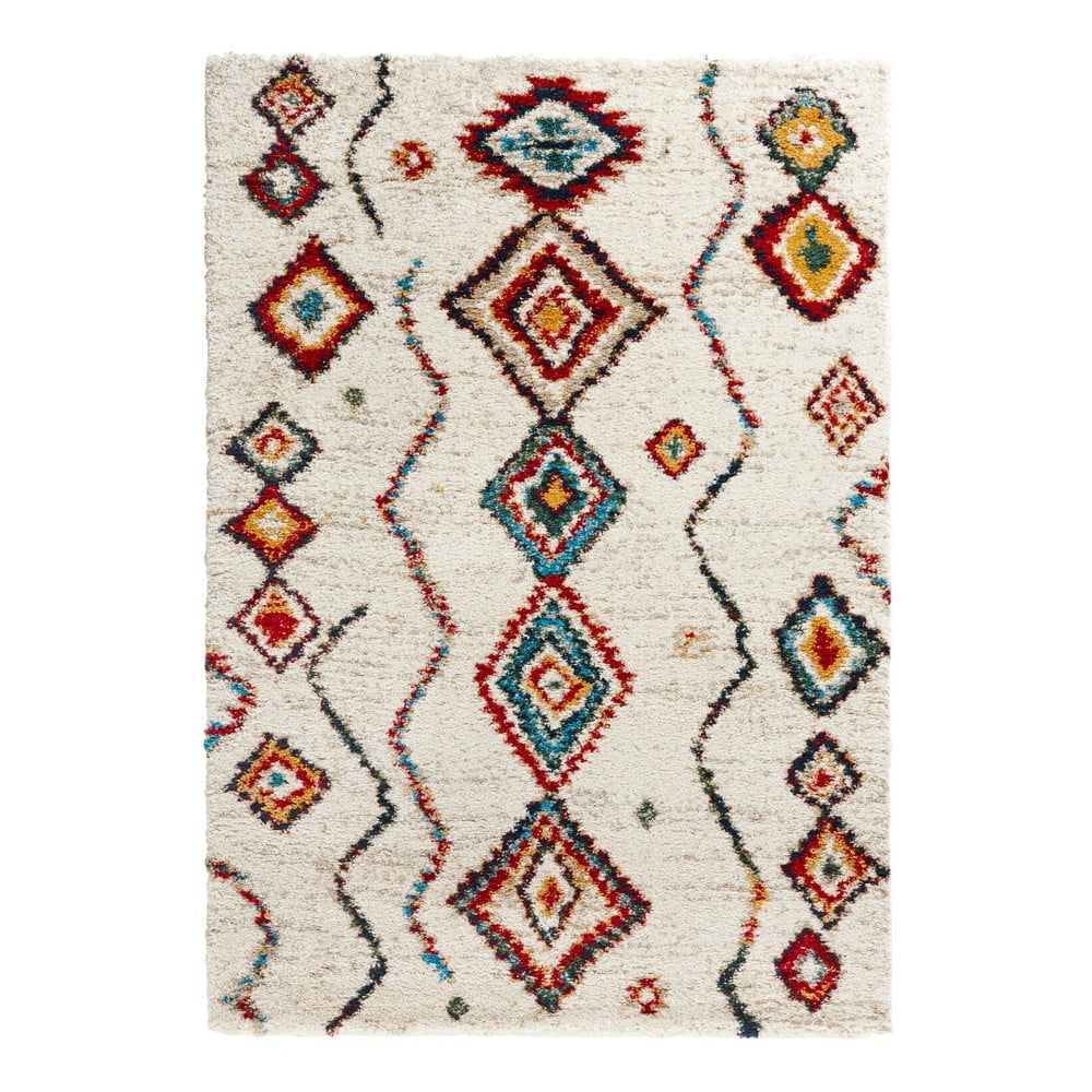 Krémový koberec Mint Rugs Geometric, 160 x 230 cm