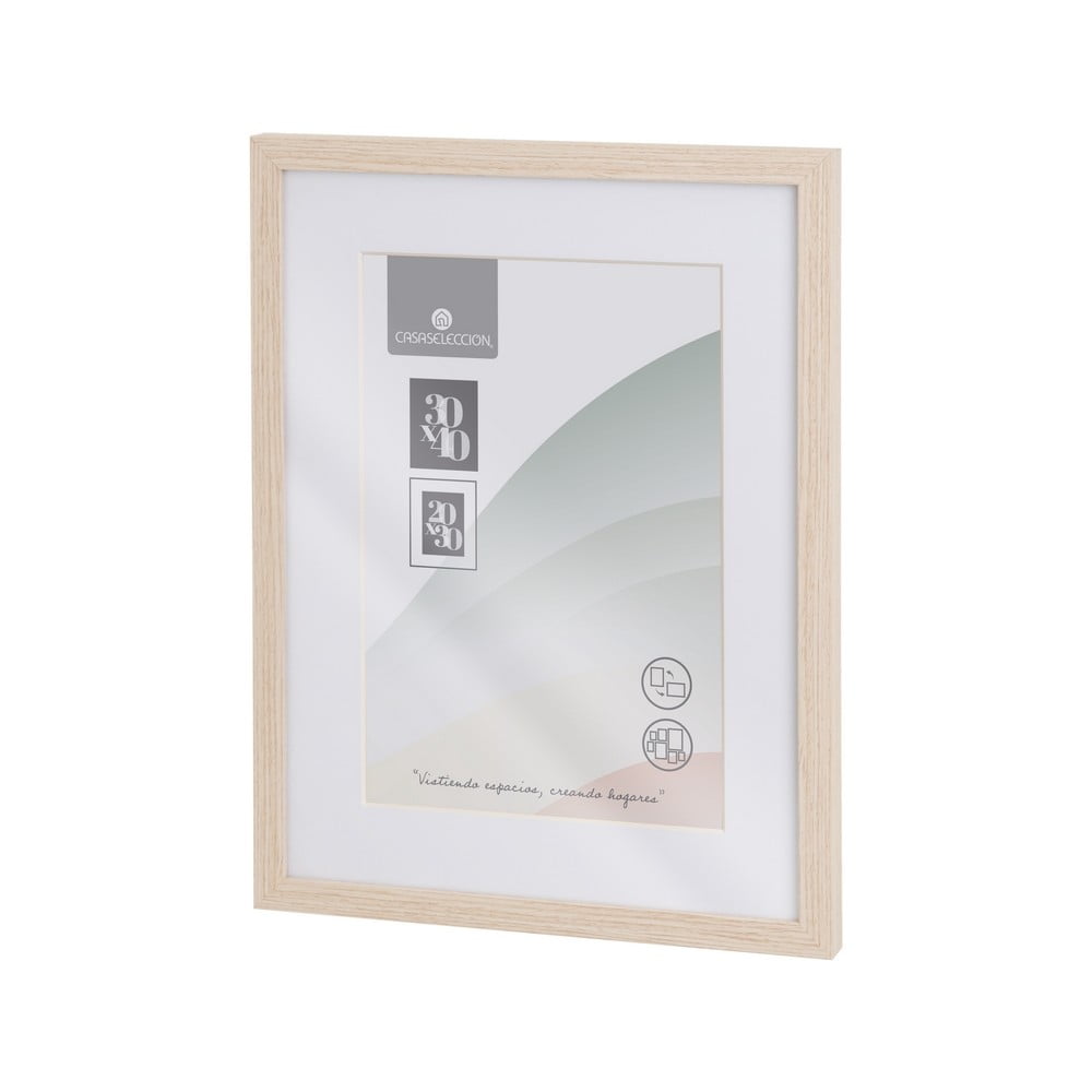 Rámeček na zeď v přírodní barvě 32x42 cm Sencillo – Casa Selección