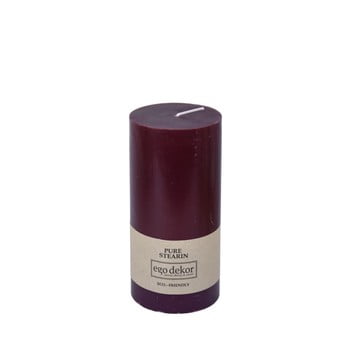 Lumânare baltic candles eco, înălțime 15 cm, vișiniu