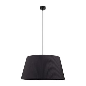 Lustră cu cablul negru sotto luce kami, ∅ 54 cm, negru