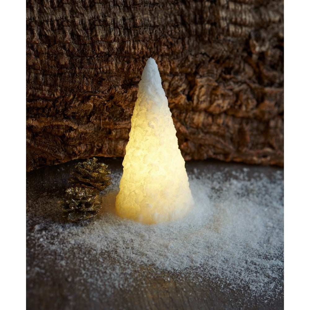 Světelná LED dekorace Sirius Snow Cone, výška 18 cm
