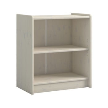 Bibliotecă mică din lemn de pin steens for kids, alb
