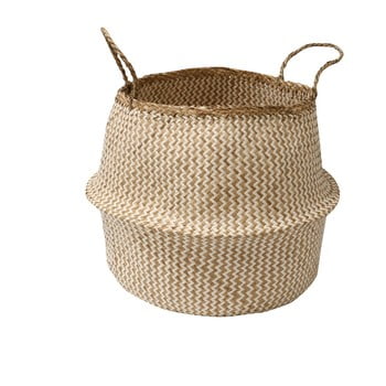 Coș pentru depozitare din iarbă de mare compactor zic zac, ⌀ 45 cm