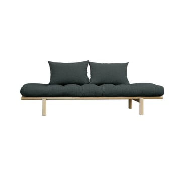 Canapea karup design pace natural slate, gri închis