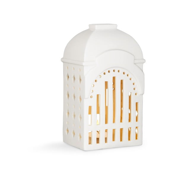 Bílý keramický svícen Kähler Design Urbania Lighthouse Tivoli