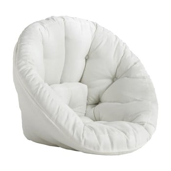 Fotoliu extensibil potrivit pentru exterior karup design design out™ nido white, alb