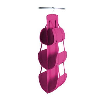 Organizator suspendat, pentru poșete jocca ,105 x 30 cm, roz