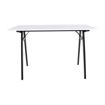 Masă house nordic vojens desk, lungime 120 cm, alb - negru