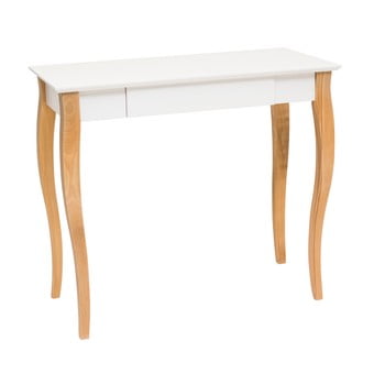 Birou ragaba lillo, lungime 85 cm, alb