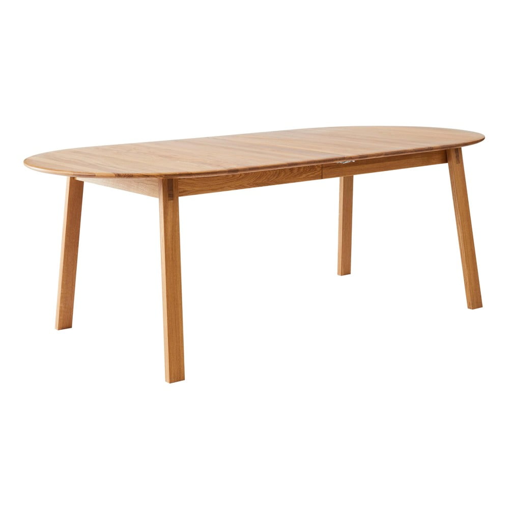 Rozkládací jídelní stůl z dubového dřeva v přírodní barvě 100x220 cm Amalfi – Hammel Furniture