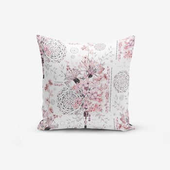 Față de pernă cu amestec din bumbac minimalist cushion covers powder colour working theme, 45 x 45 cm