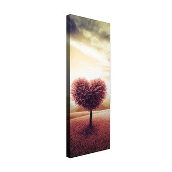 Tablou pe pânză solid heart, 30 x 80 cm