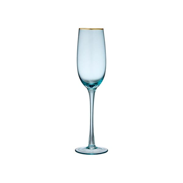 Modrá sklenice na šampaňské Ladelle Chloe, 250 ml