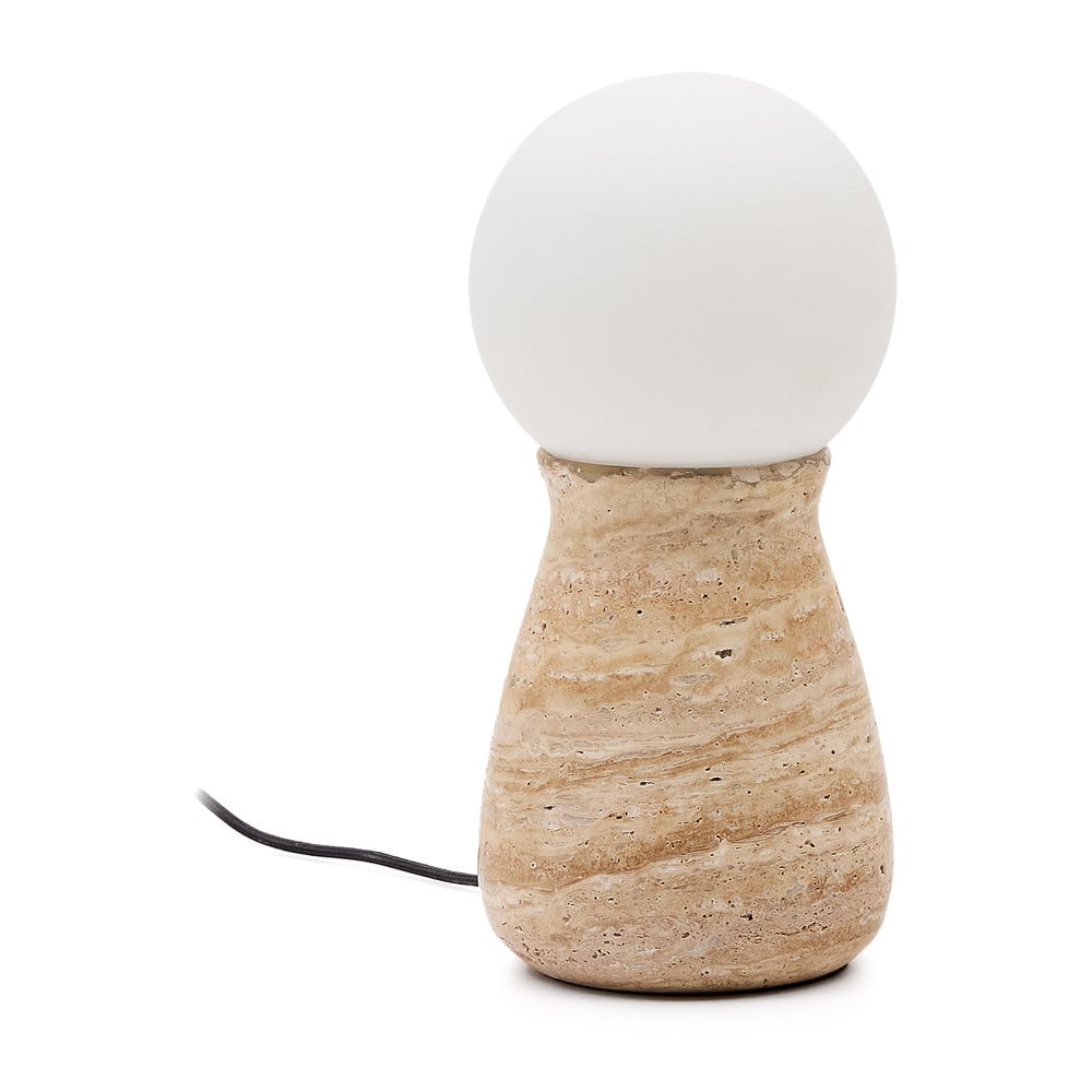 Béžová stolní lampa (výška 31,5 cm) Okeni – Kave Home
