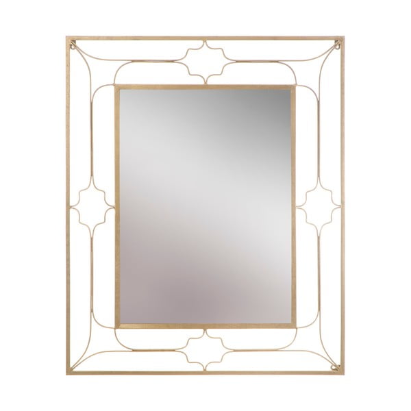 Nástěnné zrcadlo ve zlaté barvě Mauro Ferretti Balcony, 80 x 100 cm