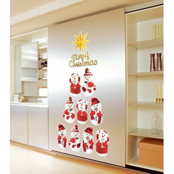 Set 11 autocolantede crăciun ambiance snowmen