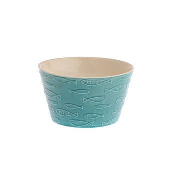 Bol din ceramică dakls fish, 570 ml, verde