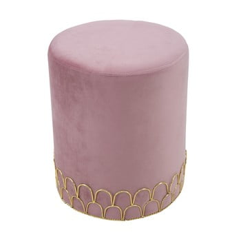 Taburet mauro ferretti valerio, ø 35 cm, roz deschis
