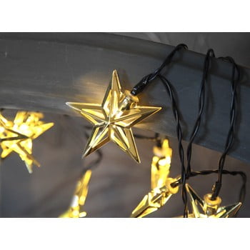 Ghirlandă luminoasă cu 20 becuri best season stars, lungime 1,35 m, negru