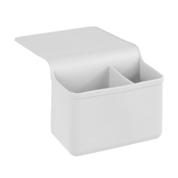 Organizator din silicon de agățat wenko duo ampio, alb