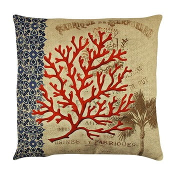 Pernă gravel red tree, 43 x 43 cm, cu umplutură