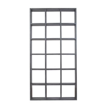 Bibliotecă temahome pombal, lățime 114 cm, gri