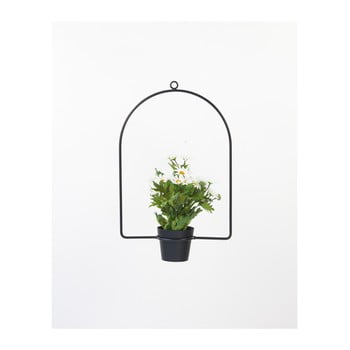 Decorațiune suspendată cu ghiveci really nice things arc, 30 x 35 cm, negru