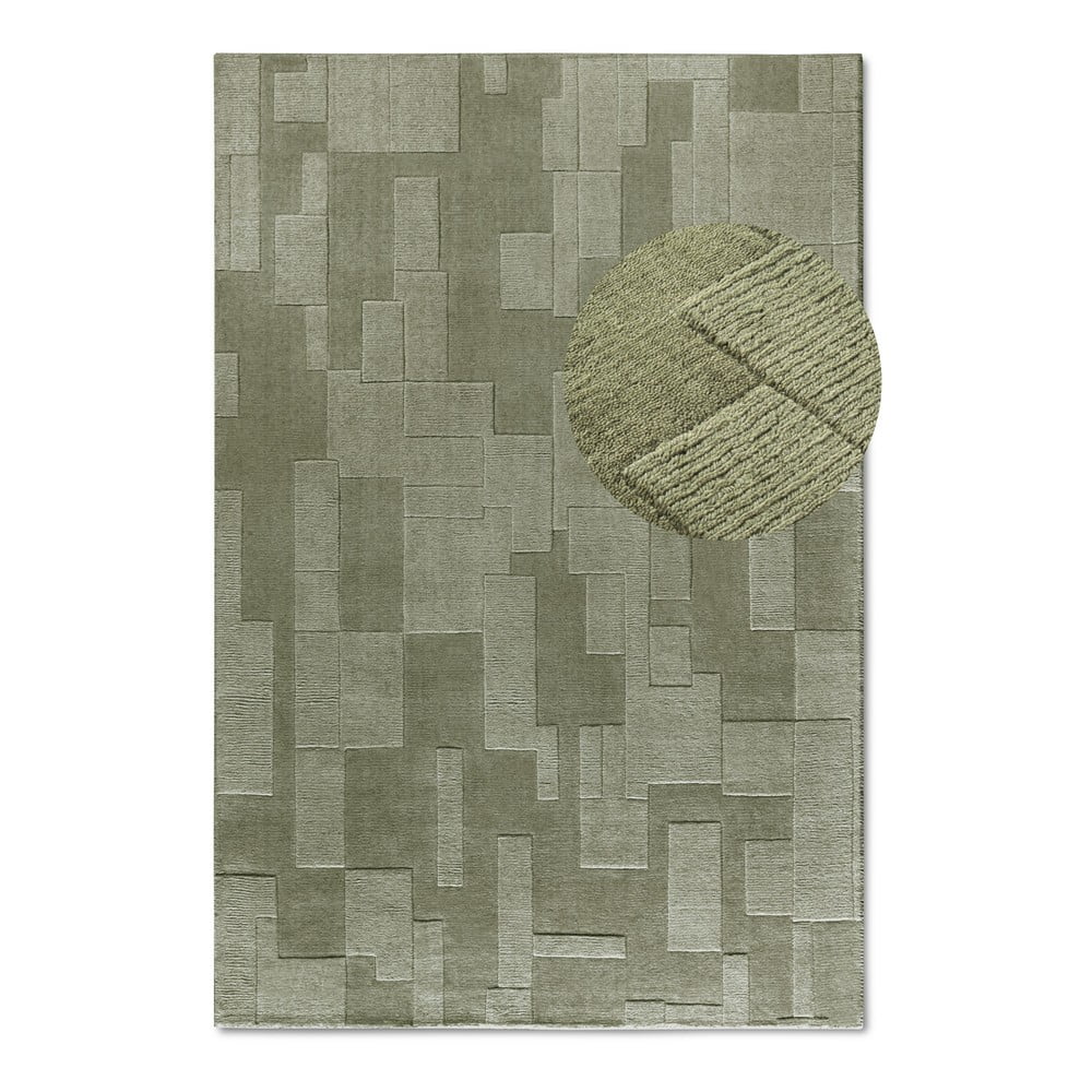 Zelený ručně tkaný vlněný koberec 160x230 cm Wilhelmine – Villeroy&Boch