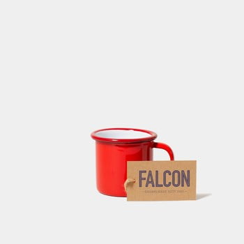 Ceașcă smălțuită pentru espresso Falcon Enamelware, 160 ml, roșu