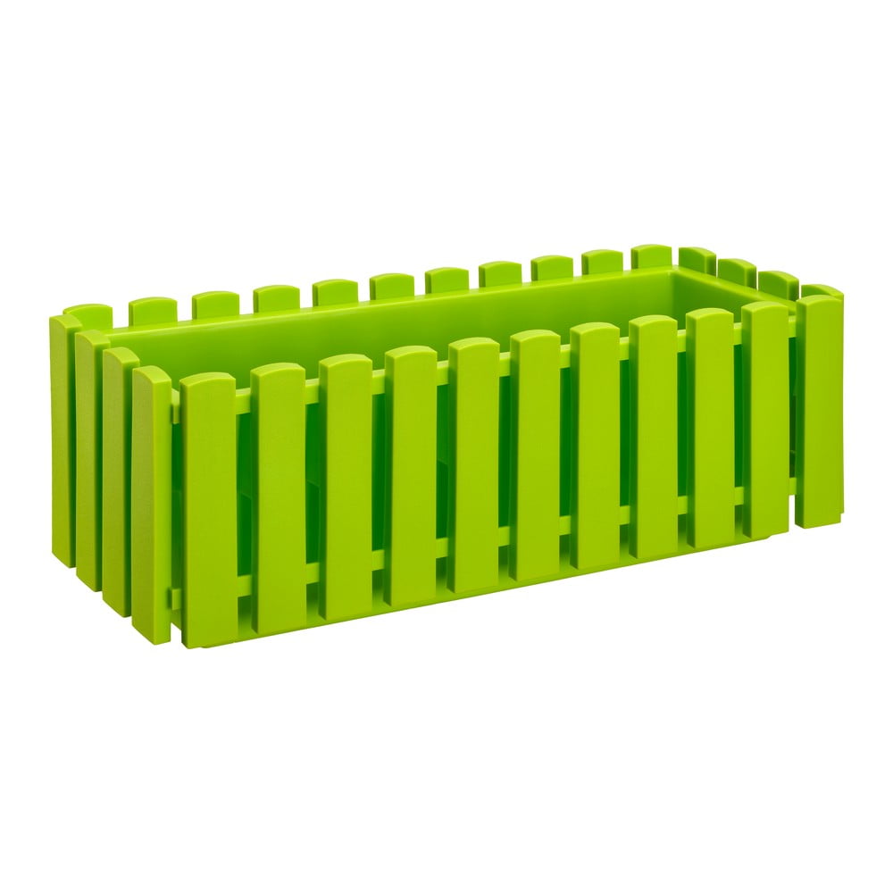 Hráškově zelený truhlík Gardenico Fency System, délka 46,7 cm